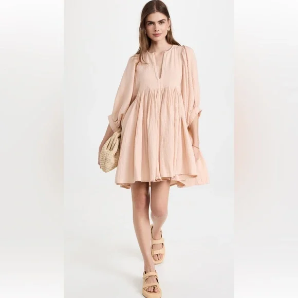 sundry boho tunic dress Sundry Dresses | Sundry Boho Tunic Dress | Color: Pink | Size: 0